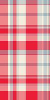 Perfect tartan pattern background, dress texture plaid. Product check seamless textile fabric in red and white colors. vector
