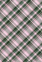 Elegant pink and green plaid pattern. Perfect for textile design, fashion, websites, or packaging. This seamless texture offers a sophisticated, modern feel, conveying a sense of calm and style. vector