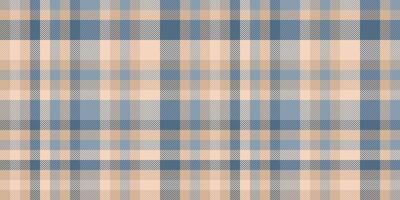 Subtle pastel plaid pattern in calming blues and peaches. Perfect for textile design, fashion, websites, or packaging. This seamless texture evokes a sense of warmth and tranquility. vector