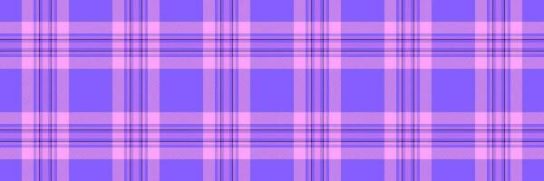 Vibrant purple and pink plaid pattern. Perfect for textile design, website backgrounds, or scrapbooking projects. This cheerful, geometric texture evokes feelings of joy and serenity. vector