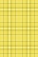 Home background textile seamless, plain pattern plaid. Cultural texture fabric check tartan in yellow color. vector