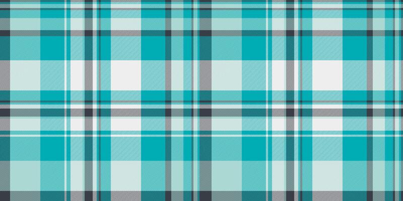 Vibrant teal and white plaid pattern. Perfect for textile design, website backgrounds, or fashion projects. This crisp, modern design evokes feelings of freshness and style.