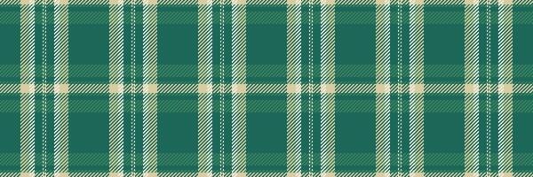 Elegant teal and cream plaid pattern. Perfect for textile design, website backgrounds, or seasonal projects. Evokes feelings of warmth and comfort. vector