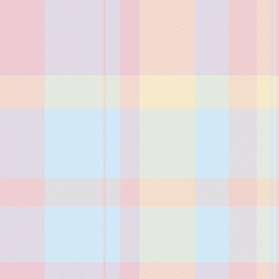 Pastel plaid pattern with soft colors. Ideal for backgrounds, textiles, or designs needing a cozy, comforting, and gentle aesthetic. Versatile texture.