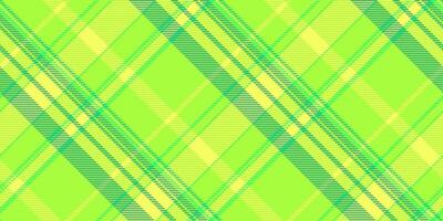 Girly texture tartan, package fabric background seamless. Tiny textile check pattern plaid in green and lime colors. vector