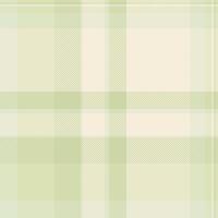 Subtle plaid pattern in soft green and beige tones. A classic design, ideal for backgrounds, textiles, or adding a touch of traditional elegance to your project. vector