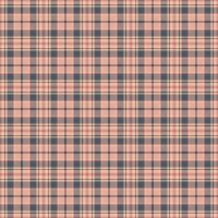 Quality check seamless background, shape pattern fabric texture. Factory tartan plaid textile in orange and pastel colors. vector