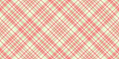 Delightful pastel pink and mint green plaid pattern. Perfect for backgrounds, textiles, or website design. This versatile image evokes feelings of spring, freshness, and gentle femininity. vector