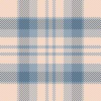 Subtle pastel plaid pattern. Elegant and versatile design ideal for textiles, websites, or packaging. Evokes feelings of warmth and comfort. Perfect for autumnal or spring themes. vector