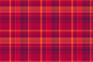 Vibrant red and orange plaid pattern. Perfect for textile design, website backgrounds, or autumnal themed projects. vector