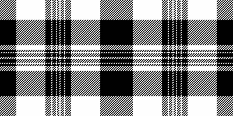 Stylish black and white plaid pattern. Perfect for textile design, website backgrounds, or fashion projects. This classic, versatile graphic offers a timeless aesthetic with a modern feel.