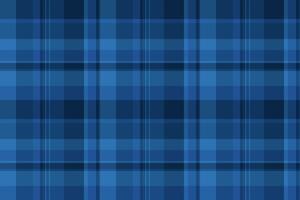 Sophisticated blue plaid pattern, ideal for backgrounds, textile designs, or website layouts. vector