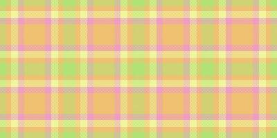 Pastel plaid pattern. Soft, springlike colors create a cheerful, seamless textile design ideal for fashion, home decor, or website backgrounds. vector