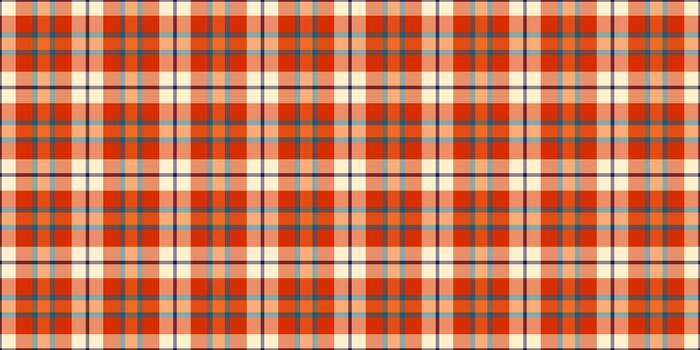 horizontal cheque sin costura patrón, evento tartán tartán tela. nudo antecedentes textura textil en naranja y rojo colores. vector