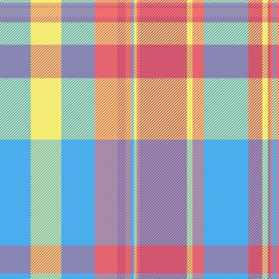 Vibrant pastel plaid pattern, perfect for textile design, fashion, or website backgrounds. This cheerful, seamless texture evokes feelings of spring and optimism.