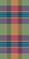 Vibrant multicolor plaid textile pattern. Ideal for fashion, home decor, or web design projects. This seamless texture offers a rich, textured visual appeal, conveying warmth and style. vector