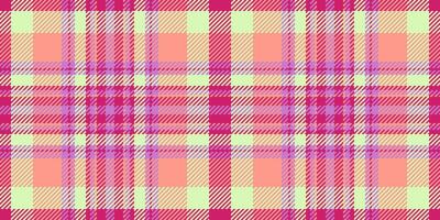 Poster plaid pattern check, tough tartan seamless. No people background textile fabric texture in light and red colors. vector