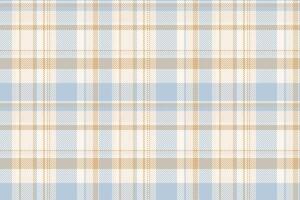 Soft pastel plaid pattern in calming blue, beige, and cream tones. Ideal for textile design, scrapbooking, or website backgrounds. Evokes feelings of comfort and serenity. vector