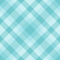 Elegant teal and light blue plaid pattern. Perfect for textile design, fashion, websites, or branding. Subtle texture adds visual interest. A cool, calming design ideal for modern projects. vector