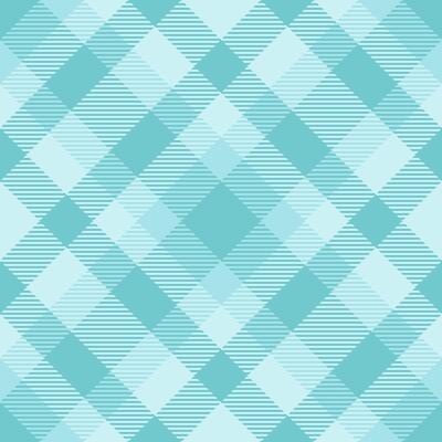 Elegant teal and light blue plaid pattern. Perfect for textile design, fashion, websites, or branding. Subtle texture adds visual interest. A cool, calming design ideal for modern projects.