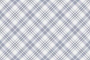 Elegant diagonal plaid pattern in soft grey and white. Perfect for textile design, website backgrounds, or stationery. Clean, modern aesthetic with a timeless feel. vector