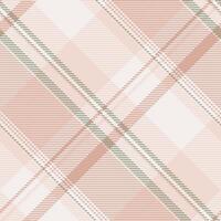 Subtle blush pink and muted green plaid pattern. Elegant, versatile texture ideal for fashion, home decor, or website backgrounds. Creates a calming and sophisticated aesthetic. vector