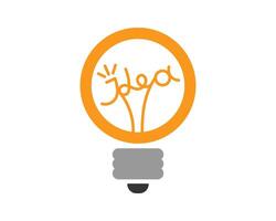 Creative lightbulb illustration symbolizing innovation and inspiration. The bright design conveys a sense of discovery, suitable for business, education, and marketing. vector