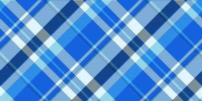Blue plaid pattern. Seamless textile design, classic and stylish. Perfect for backgrounds, fashion, or graphic elements. Versatile and eyecatching. vector