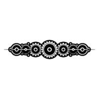 Abstract Gear Mechanism , Illustration, Technology Concept vector