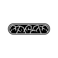 Abstract Mountain Range , Black and White, Minimalist vector