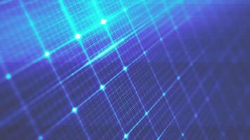 Abstract Digital Screen 3d Grid Background video