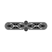 Elegant Black White Winter, Border with, Snowflakes vector