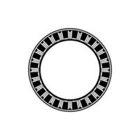 Geometric Portal, Minimalist Circle Frame vector