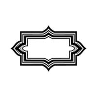 Intricate Black Frame, Minimalist , Elegant Border, Geometric vector