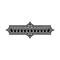 Intricate Deco Border, Elegant Element vector