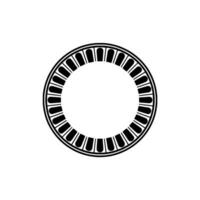 Geometric Progress, Minimalist Circle, Circular Motif vector