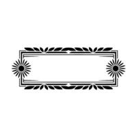 Elegant Vintage Frame, Decorative Border, Shadowed vector