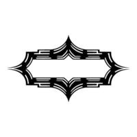 Art Deco Ornament, Elegant Border, Gradient vector