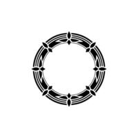 Intricate Ornamental Circle, Vintage Element - Ornament vector