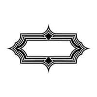 Art Deco Frame, Geometric Ornament, Vintage , Minimalist Elegance vector