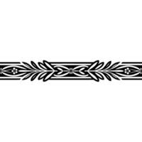 Intricate Art Deco Border, Elegant Decorative Element vector