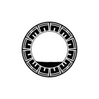 Geometric Portal, Abstract Horizon, Minimalist vector