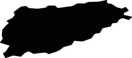 Polotsk Belarus silhouette map vector