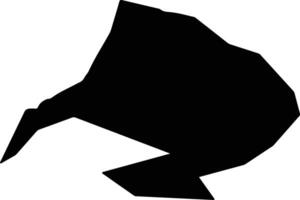 Pomos Cyprus silhouette map vector