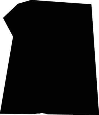 Ponce United States silhouette map