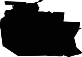Popes pag Latvia silhouette map vector