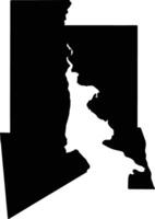Port Augusta Australia silhouette map vector
