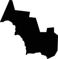 Port Dickson Malaysia silhouette map vector