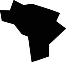 Potami Cyprus silhouette map vector
