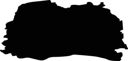 Remtes pag Latvia silhouette map vector